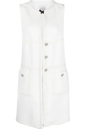 Edward Achour Paris Vestido de tweed con botones