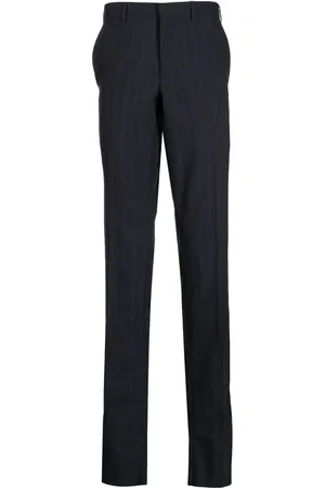 BRIONI Pantalones rectos con rayas estampadas