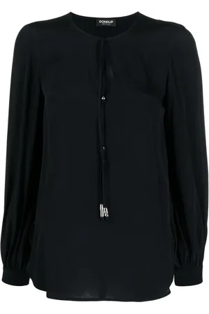 Dondup Blusa con abertura en el cuello