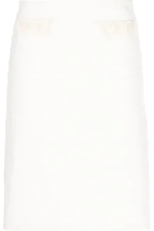 Lanvin Falda recta de cintura alta