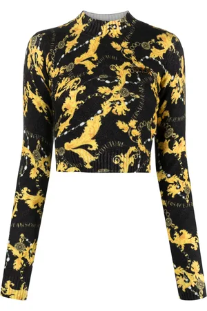 VERSACE Top tejido Chain Couture