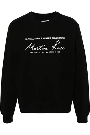 MARTINE ROSE Sudadera con logo estampado