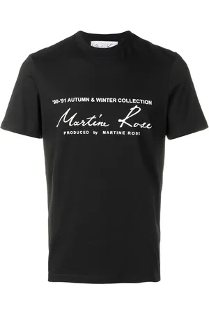 MARTINE ROSE Playera con logo estampado
