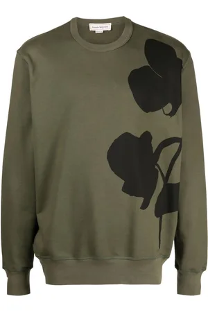 Alexander McQueen Sudadera con estampado gráfico