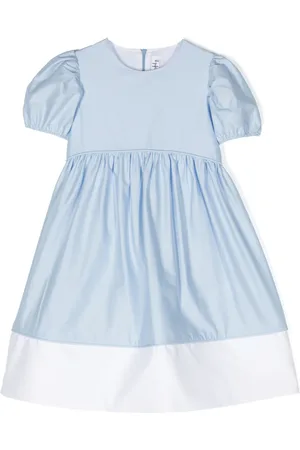 Il gufo Vestido con paneles y diseño color block