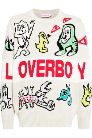 Charles Jeffrey Loverboy Suéter de tejido de intarsia