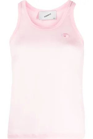COPERNI Top con espalda nadador semitransparente