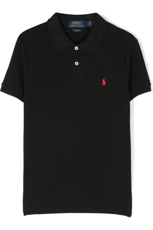 Ralph Lauren Playera tipo polo con logo bordado