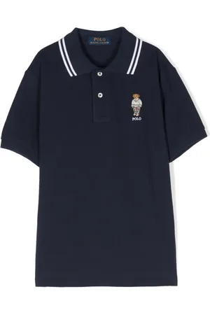 Ralph Lauren Playera tipo polo con motivo Teddy Bear