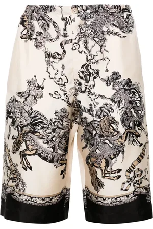 Gucci Shorts con estampado Barocco