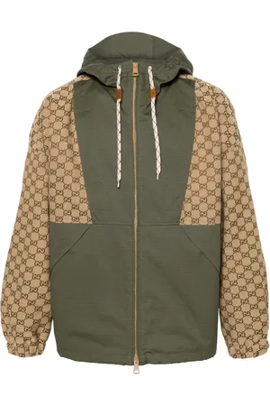 Gucci Chamarra con capucha y motivo GG