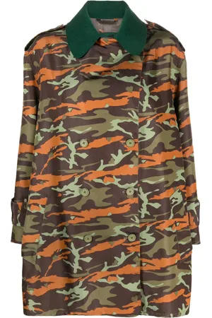 Jean Paul Gaultier Abrigo con motivo militar 1990
