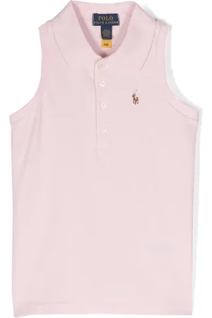 Ralph Lauren Playera tipo polo con bordado