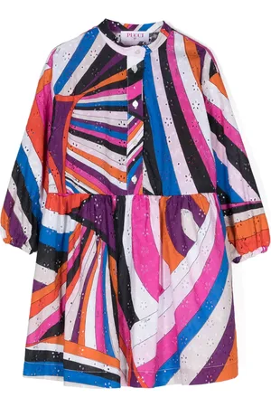 PUCCI Junior Vestido con estampado Iride