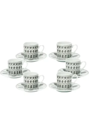 FORNASETTI Archi coffee cup set