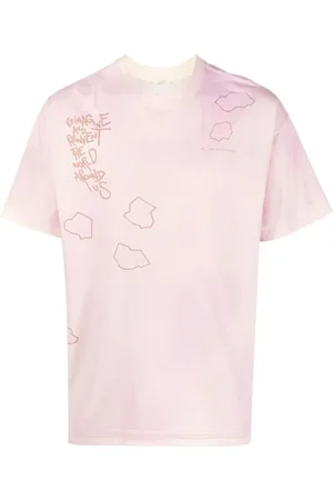 Objects IV Life Playera con estampado gráfico y efecto envejecido