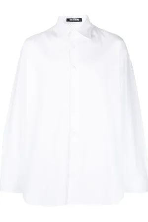 RAF SIMONS Camisa con detalle de malla