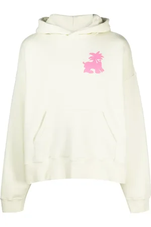 Palm Angels Hoodie Leon con logo estampado