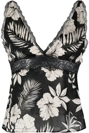 Pinko Top con estampado floral
