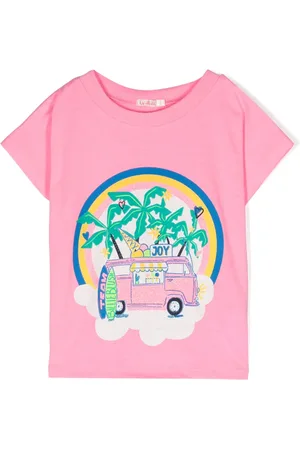 Billieblush Playera con ilustración estampada