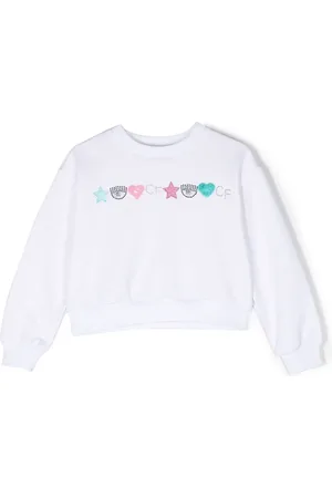 Chiara Ferragni Sudadera con cuello redondo y detalles