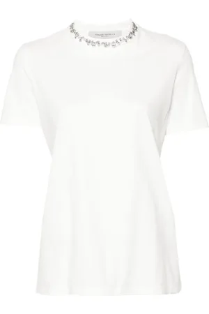 Golden Goose Playera con detalles de strass