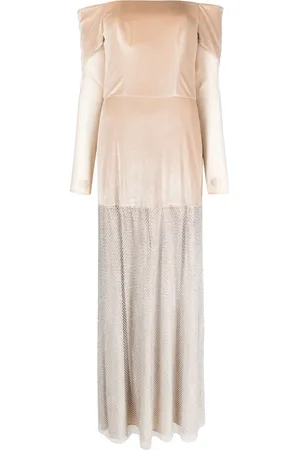 Bazza Alzouman Vestido de fiesta con apliques de strass