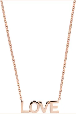 EF Collection Collar Love en oro rosa de 14kt