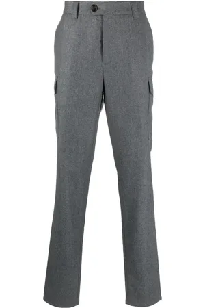 Brunello Cucinelli Pantalones rectos con bolsillos