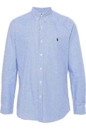 Ralph Lauren Camisa manga larga con motivo de cuadros gingham