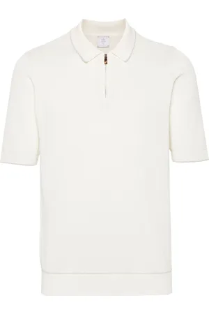 ELEVENTY Playera tipo polo tejida manga corta