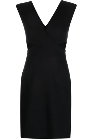 GENNY Vestido corto con detalle de aberturas
