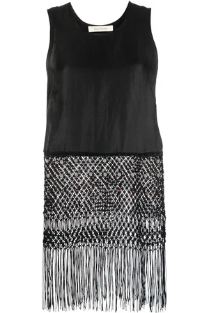 WALES BONNER Top sin mangas en macramé