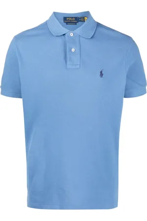 Ralph Lauren Playera tipo polo con logo bordado
