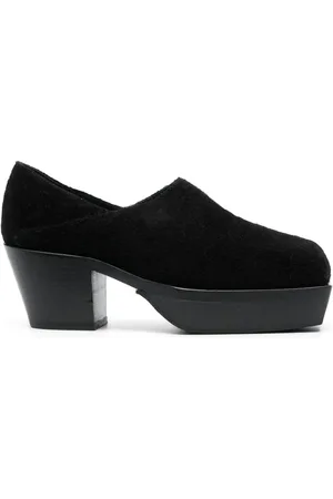 ECKHAUS LATTA Zuecos de piel Cowboy con tacón de 65mm