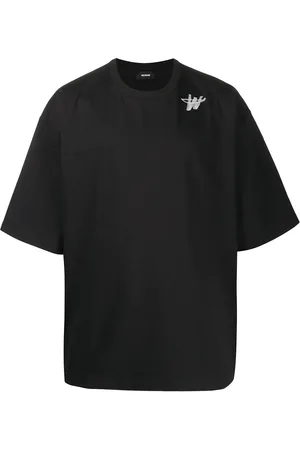 We11 Done Playera oversize con logo estampado