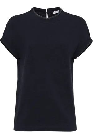Brunello Cucinelli Playera con botones en la espalda