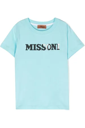 Missoni Playera manga corta con logo estampado