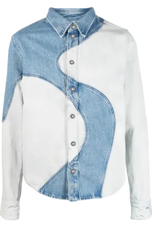 OFF-WHITE Sobrecamisa con diseño patchwork