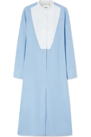 Jil Sander Vestido camisero de popelina