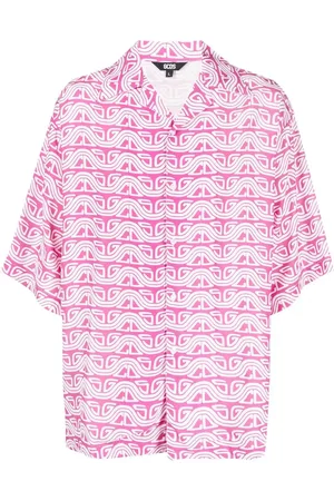 GCDS Camisa bowling estampada