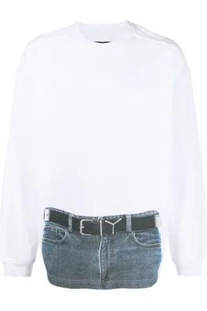 Y / PROJECT Sudadera con estampado trompe l
