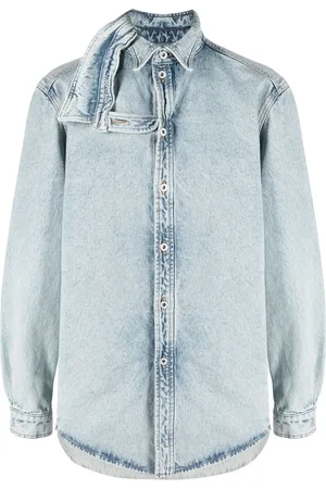 Y / PROJECT Camisa con cuello doble