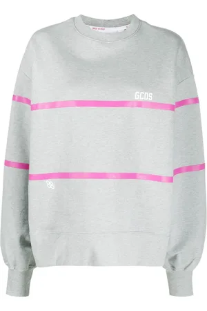 GCDS Sudadera con detalle de rayas