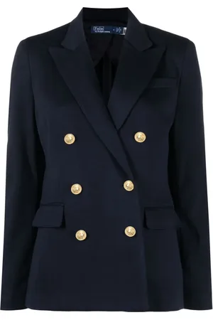 Ralph Lauren Blazer tejido con doble botonadura