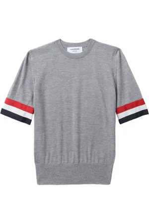 Thom Browne Playera Rwb con detalle en manga