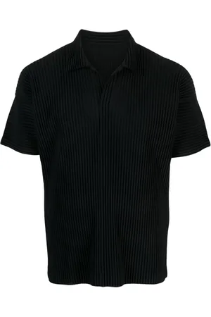 Issey Miyake Playera tipo polo manga corta