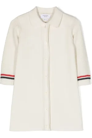 Thom Browne Vestido con motivo de rayas RWB
