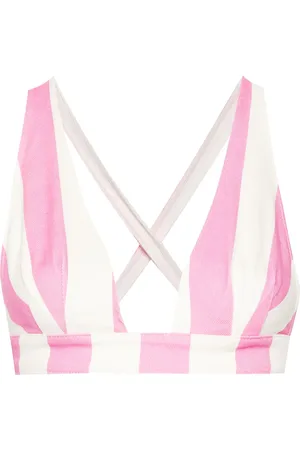 MC2 SAINT BARTH Top tipo bralette de mezclilla