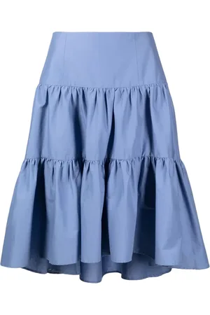 B+AB Falda midi a capas